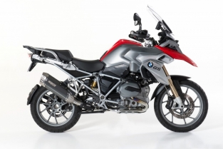 BOS Desertfox Carbon Steel Einddemper met Euro4 Keuring BMW R 1200 GS - Adventure 2017 2018
